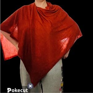 Elegant Red Scarf Wrap